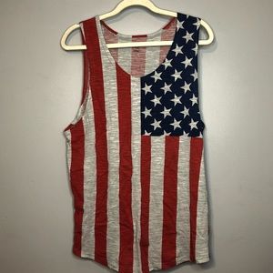 CARBON Men’s Tank American Flag Size L